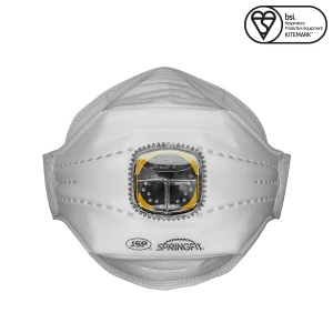 JSP FFP2 Springfit Disposable Mask with Typhoon Valve (Box of 10)